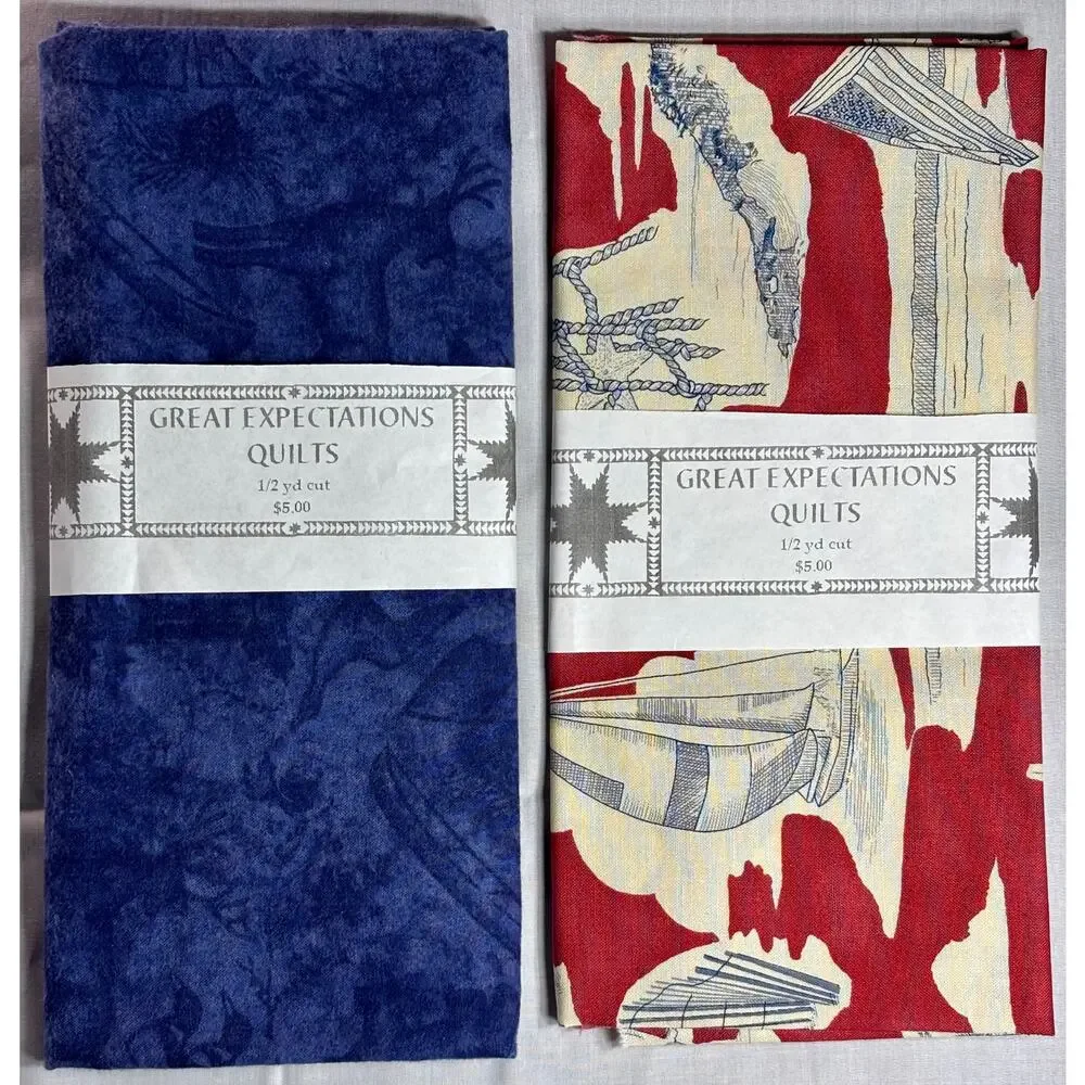 Vintage Great Expectations Fabric Lot 17 Coordinating Half Yard Cuts 8.5 Yards